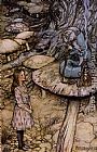 Alice in Wonderland The Rabbit Sends in a Little Bill by Arthur Rackham